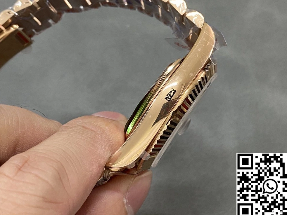 Factory Rolex Dial 228235-0055 v5 Tungsten Day Grey Date Steel QF 0119